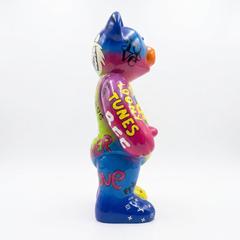 Bär Skulptur 140 cm – Cartoon Handbemalung 4