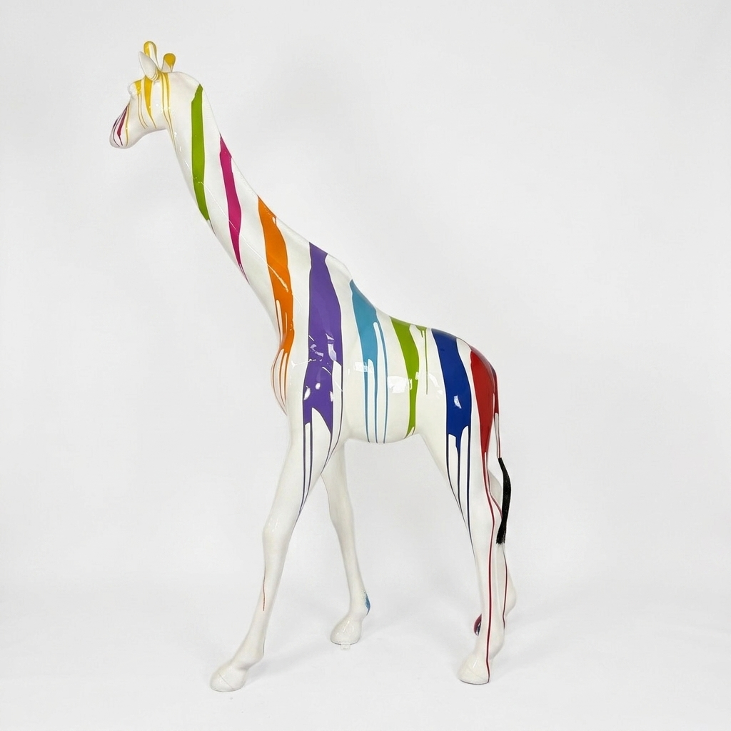 Giraffe Skulptur 230 cm – White Trash