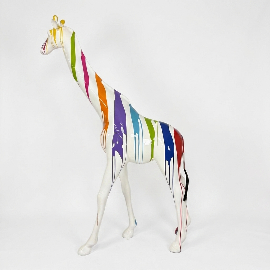 Giraffe Skulptur 230 cm – White Trash