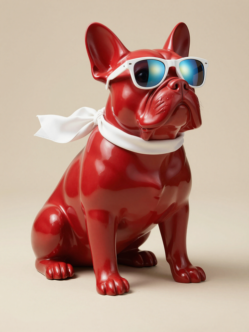 Bulldogge Cherry Red von Lazy Days, Studio-Aufnahme
